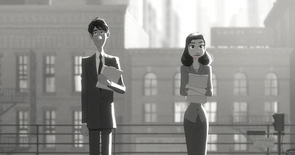 SHORT AND SWEET: Paperman landed a deserved nomination for Best Animated Short. (Disney)