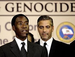SONS OF THE SUDAN Don Cheadle & George Clooney