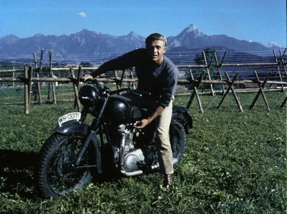 Steve McQueen in The Great Escape (Photo: Fox &amp; MGM)