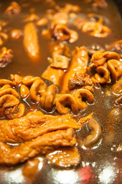 JUSTIN DRISCOLL - Stewed Pork Intestines from Van Loi Chinese Barbecue.