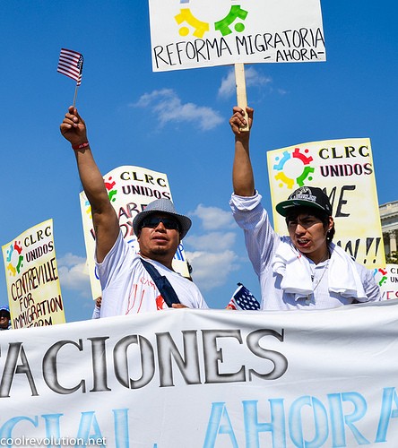 Taken at an immigration reform rally in Washington, D.C., in April