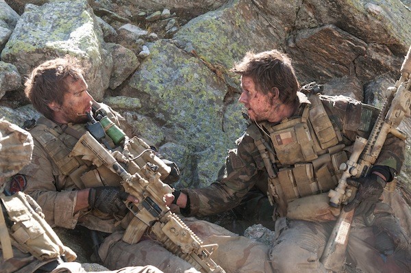 Taylor Kitsch and Mark Wahlberg in Lone Survivor. (Photo: Universal)