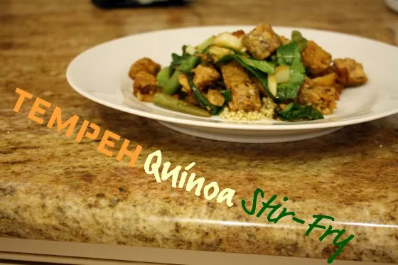 Tempeh and Qunioa Stir-Fry