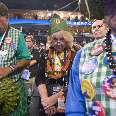 DNC in photos: Michelle Obama, happy delegates, more