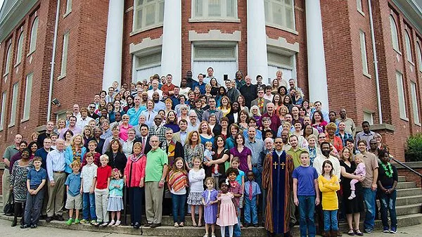 The congregation of Green Street United Methodist Church in Winston-Salem, which this week announced it will no longer perform weddings until same-sex couples can also be legally wed there.