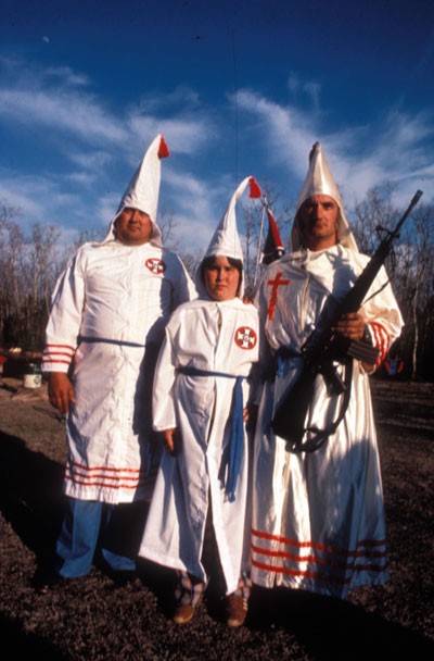 The Ku Klux Klan (yeah those idiots) is notorious for using racial epithets to demean minorities. - ZUMA ARCHIVE