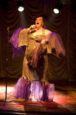 THE PHAT LADY SINGS: Big Mamma D belts one out - ANGUS LAMOND