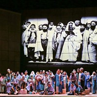 The set of Opera Carolina's Nabucco