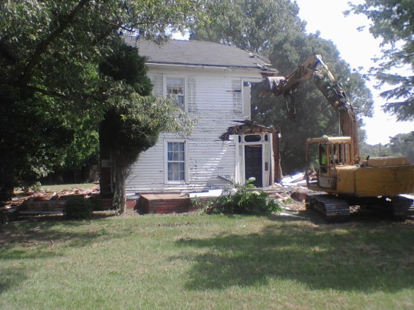 This rare 1890s farmhouse, which sat less than two miles west of the Wearn House, was demolished two years ago.