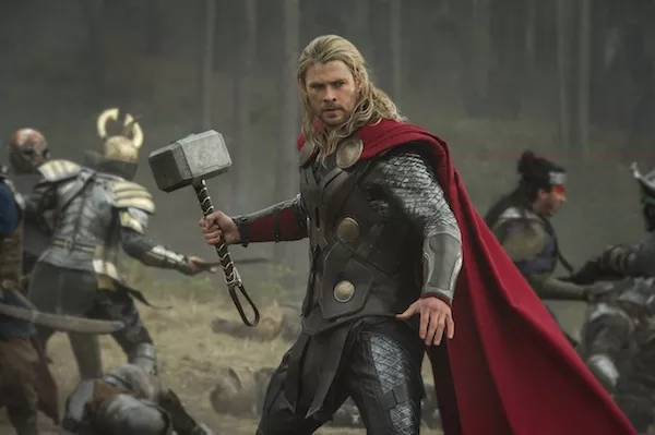 THUNDERSTRUCK: Thor (Chris Hemsworth) prepares for battle in Thor: The Dark World. (Photo: Disney &amp; Marvel)