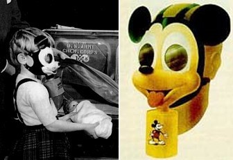 To protect kids from smog without freaking them out, we could bring back World War II vintage Mickey Mouse gas masks