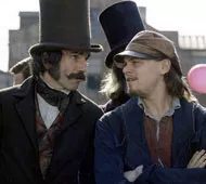 TOP HAT, BLACK TIE AND TAILS A dapper Daniel Day-Lewis converses with Leonardo DiCaprio in Gangs of New York