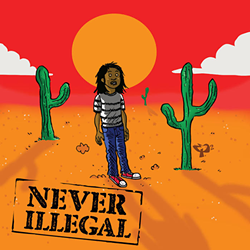 'Never Illegal' album cover.