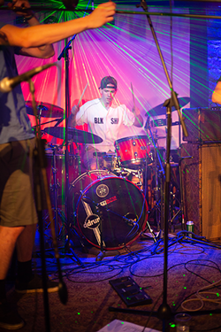 Buckley's got the beat. (Photo by Darnell Sanders)