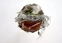 A finished sphere, pre-melt. (Photo by Katie St. Clair)