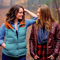 (Left) Courtney Lynn Russell and Jocelyn Quinn Henderson. (Photo by Wendy Hoggard)