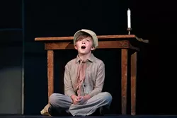 Bennett Harris as Oliver Twist (Photo by Chris Record)