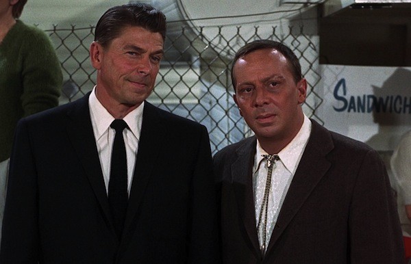 Ronald Reagan and Norman Fell in The Killers (1964) (Photo: Criterion)