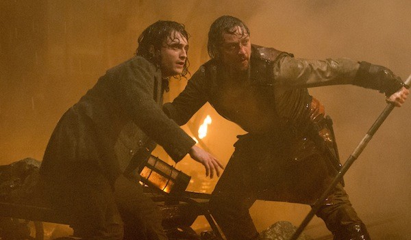 Daniel Radcliffe and James McAvoy in Victor Frankenstein (Photo: Fox)