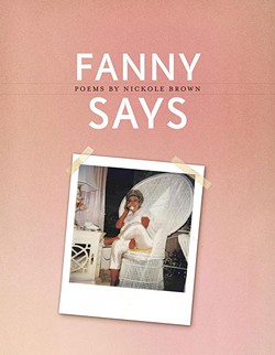The cover of Nickole Brown’s Fanny Says.