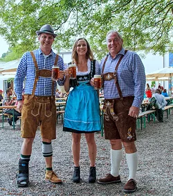 Revelers at last year's Mecktoberfest.