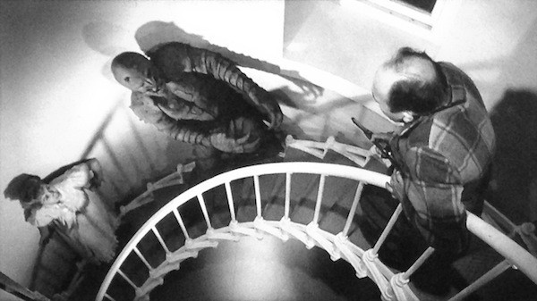 Jeanne Carmen and John Harmon in The Monster of Piedras Blancas (Photo: Olive Films & Paramount)