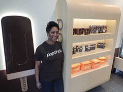 Kia Lyons at the recently opened Popbar. - RYAN PITKIN