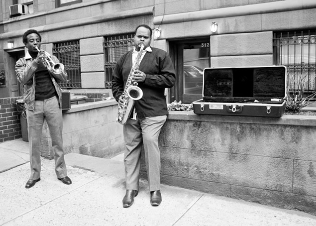 El-Amin as Miles, Talley as Coltrane, in New York City - PHOTO BY LOVO