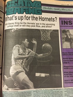 Sports writer Tannenbaum was onto the Hornets in CL's early days.