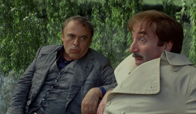 Herbert Lom and Peter Sellers in The Pink Panther Strikes Again (Photo: Shout! Factory & MGM)