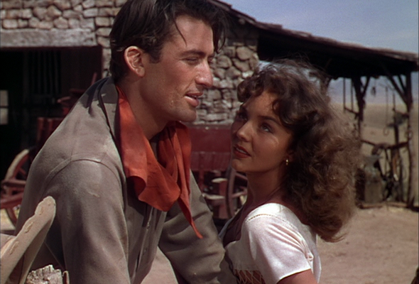 Gregory Peck and Jennifer Jones in Duel in the Sun (Photo Kino)