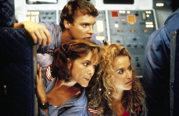Tate Donovan, Lea Thompson and Kelly Preston in SpaceCamp (Photo: Kino)