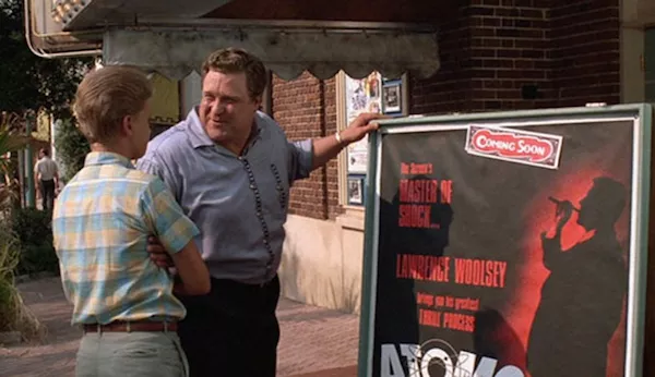 Simon Fenton and John Goodman in Matinee (Photo: Shout! Factory)