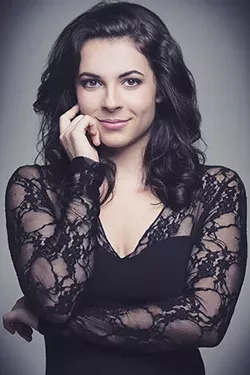 Magali Simard-Galdes as Gilda. (Photo by Larissa Lognay)