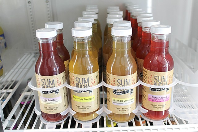 SUM Bucha can be found at various locations around Charlotte.