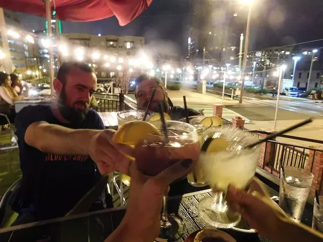 The final cheers...