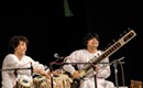 Hussain and sitarist Niladri Kumar perform in Charlotte