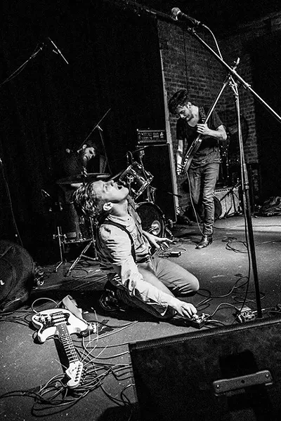 Gilbert summons the instrumental gods. (Photo by David Burlap)