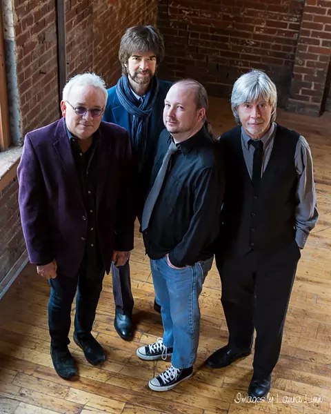The Spongetones are (from left) Jamie Hoover, Pat Walters, Chris Garges and Steve Stoekel (Photos by Laura Tinnel)