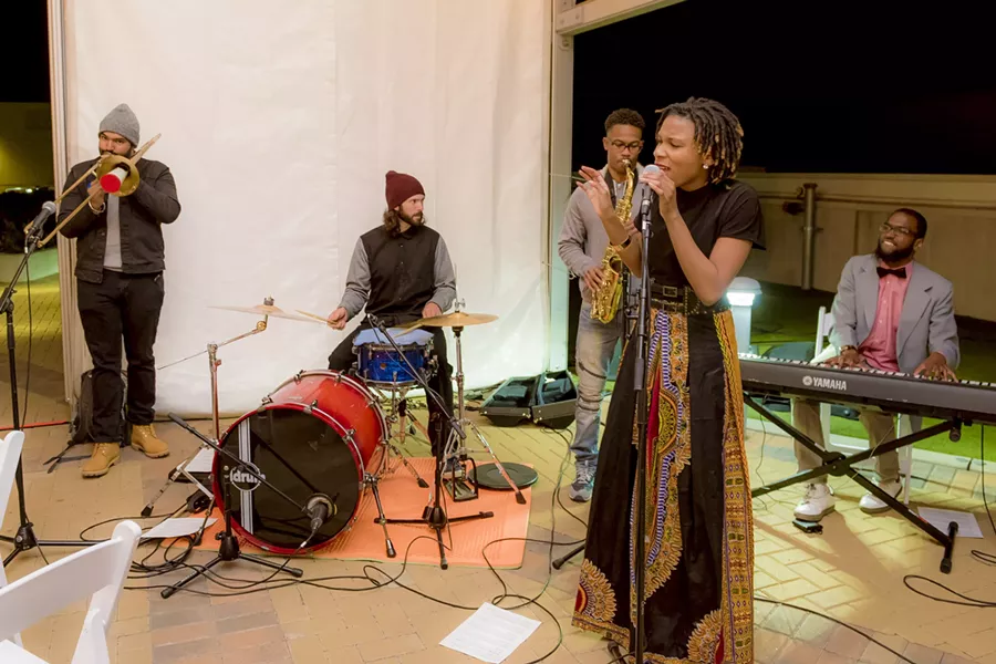 Hip Hop Orchestrated practices in their west Charlotte rehearsal space