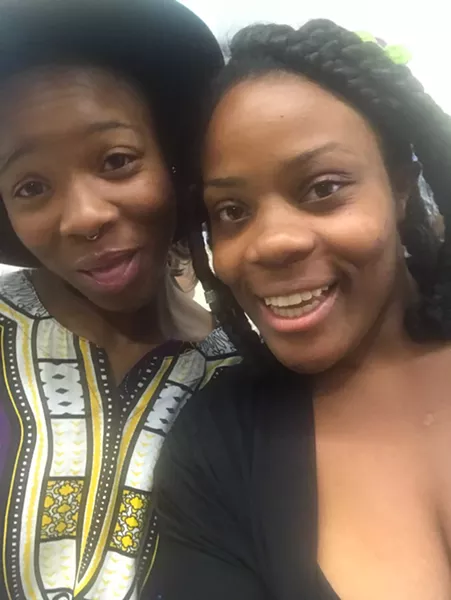 Ash Williams (right) and fellow activist Glo Merriweather are helping bring the first Trans Pride to Charlotte.