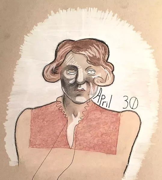 Hannah Barnhardt (self-portrait)