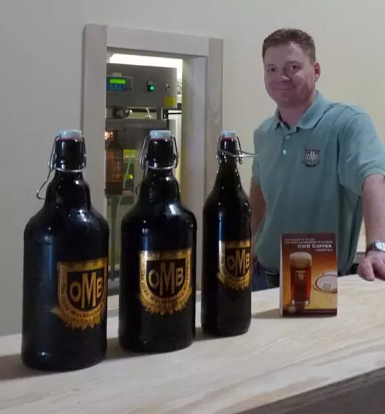 Dave Marrino around the time he opened Olde Mecklenburg Brewery in 2009. (Photo by Rhiannon Fionn)