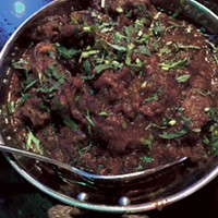 Goat curry from the King of Spicy. (Photo by Tricia Childress)