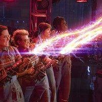 Melissa McCarthy, Kate McKinnon, Kristen Wiig and Leslie Jones in Ghostbusters (Photo: Columbia)