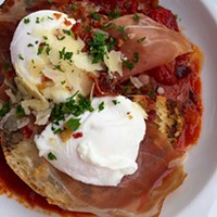 Vivace’s Eggs in Purgatory (Photo credit: Chrissie Nelson Rotko)