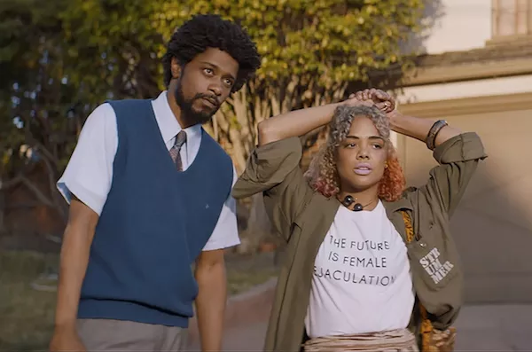 LaKeith Stanfield and Tessa Thompson in Sorry to Bother You (Photo: Annapurna)