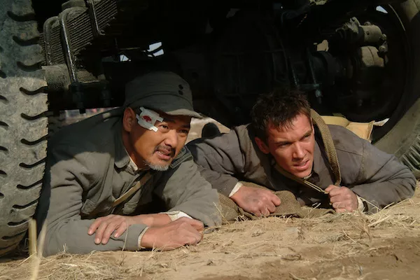Chow Yun-Fat and Jonathan Rhys Meyers in The Children of Huang Shi (Photo: Twilight Time)