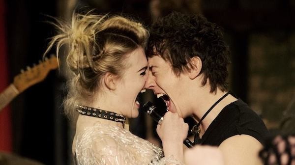 Elle Fanning and Alex Sharp in How to Talk to Girls at Parties (Photo: Lionsgate & A24)