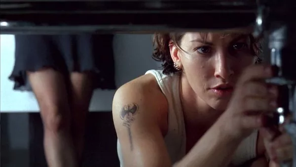 Gina Gershon in Bound (Photo: Olive Films & Paramount)